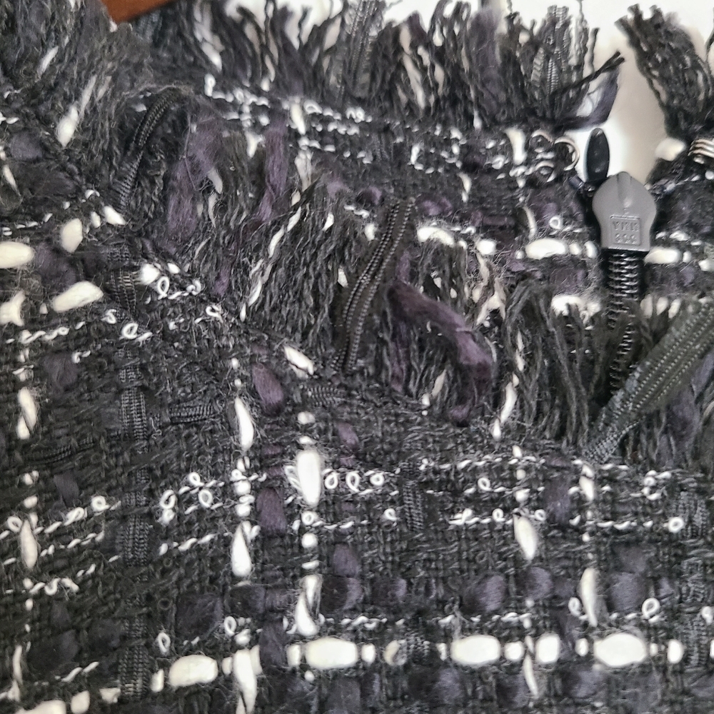 Ann Taylor Tweed Puff Sleeve Top Size Small - Picture 15 of 16